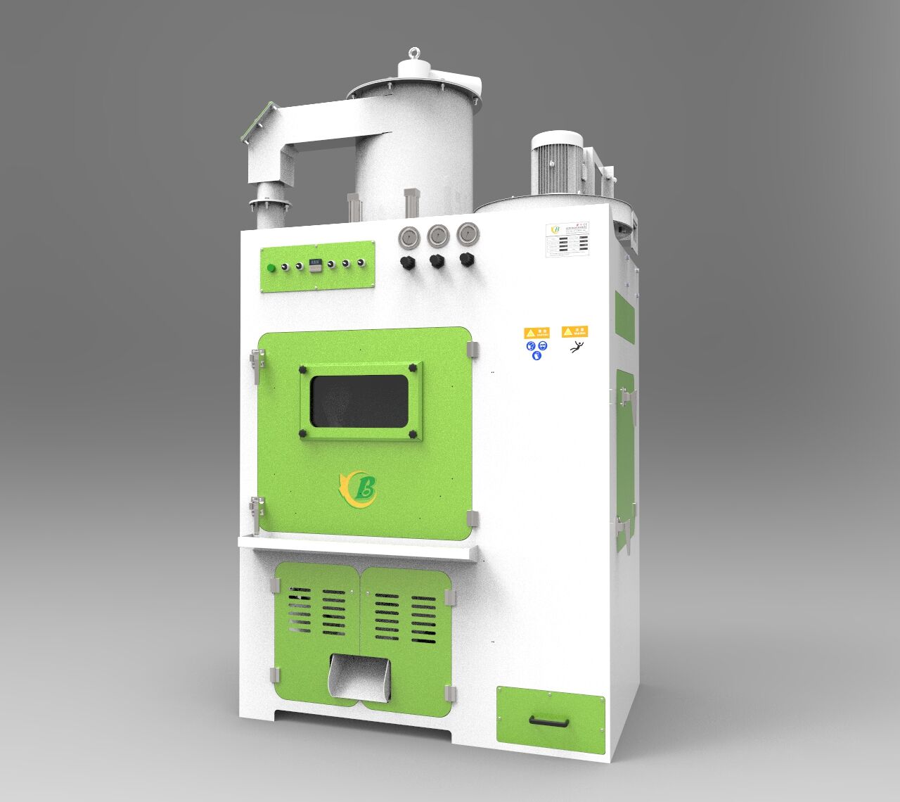 TB-NR1090-3A滾筒式自動噴砂機-產品尺寸（mm）：1560*1340*2580滾筒尺寸（mm）：700*480滾筒數(shù)量：1滾筒承載量：<30kg總質量：750kg電源···